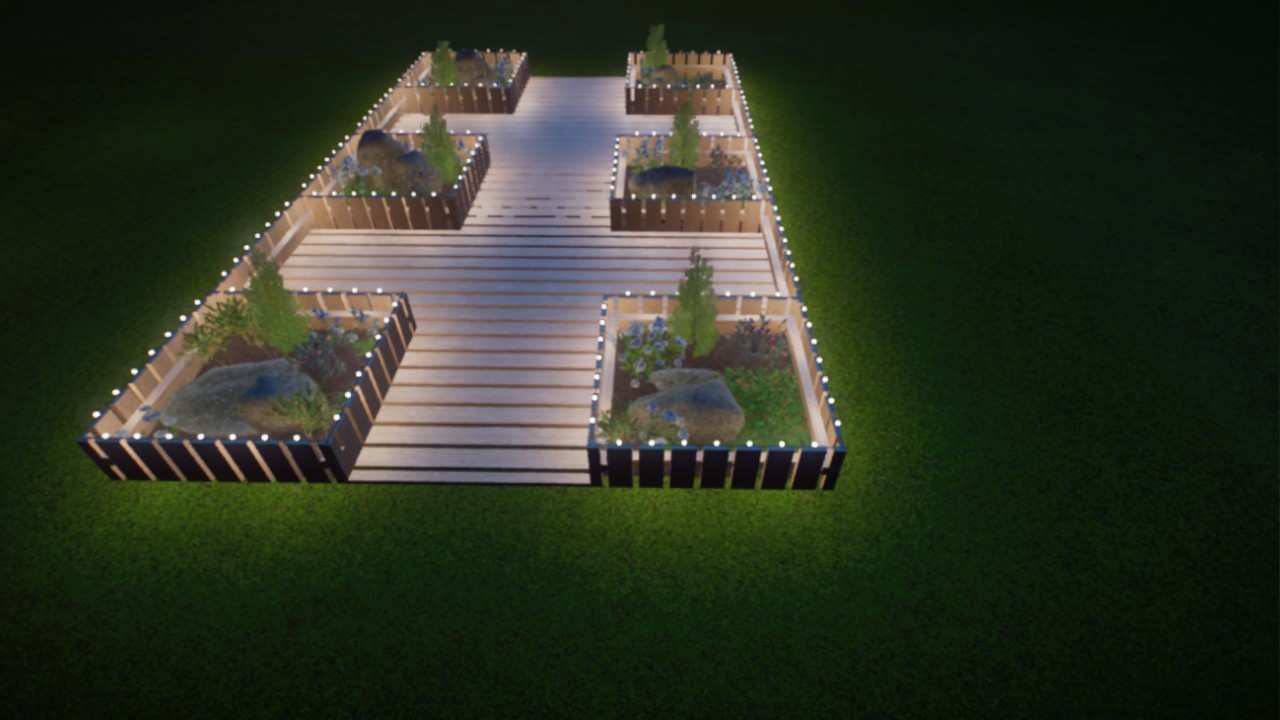 Plank garden