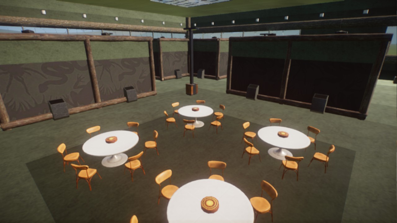 Monster exhibit building