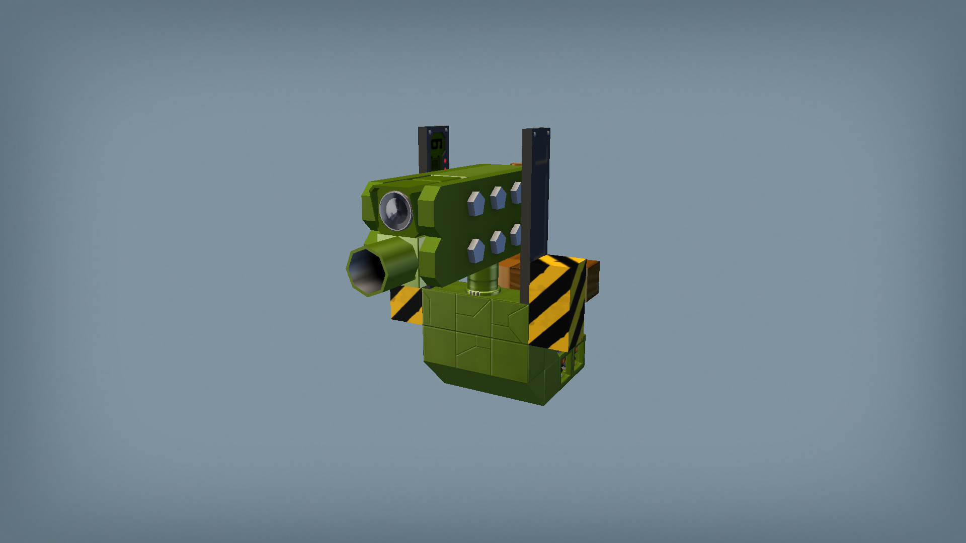 Leman Russ hull mounted heavy bolter wh40k