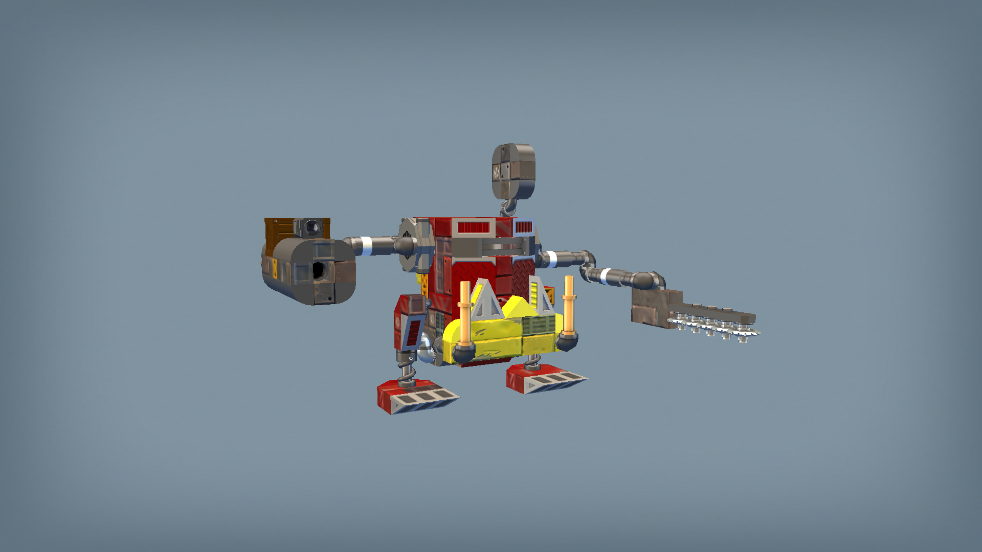 orks small killa kan with chain sword wh40k