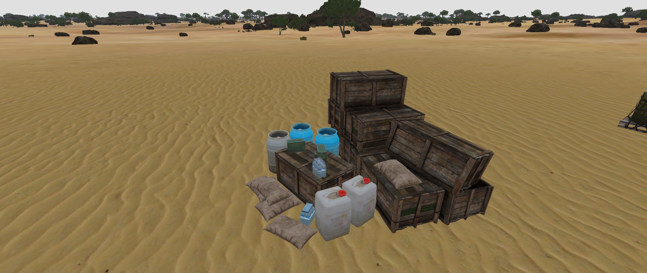 boxes with small ammo boxes