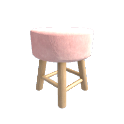 Classic Stool - Pastel Pink