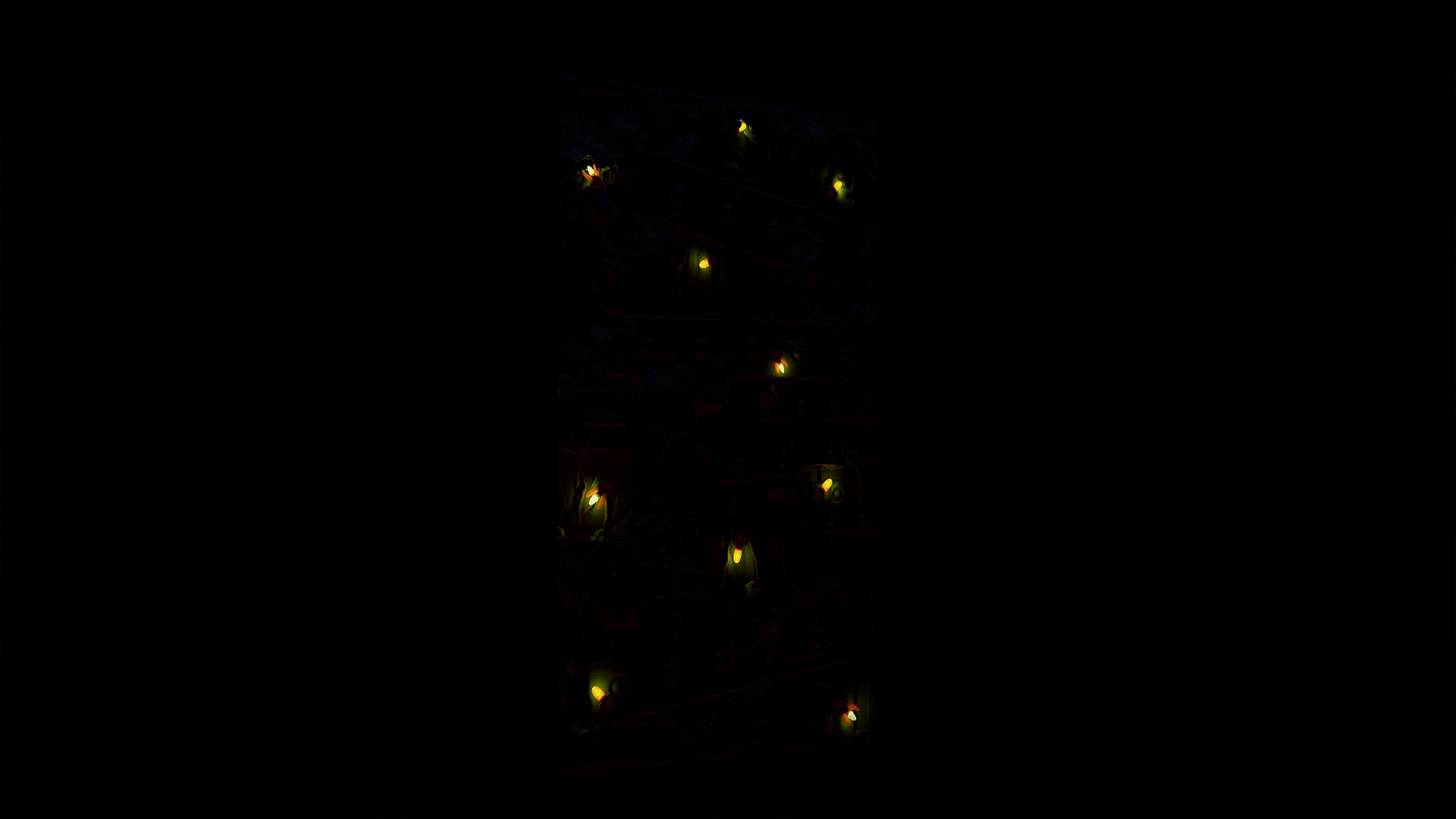 Fireflies Metal Door