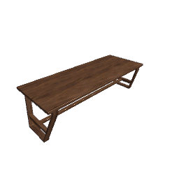 Large Table Dark Walnut