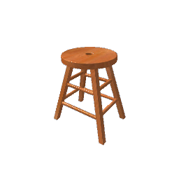Stool Chair Merbau Wood