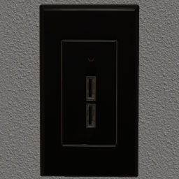 USB Outlet Black