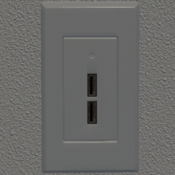 USB Outlet White