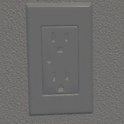 3 Pronged Wall Outlet White