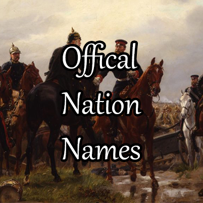Offical Nation Names