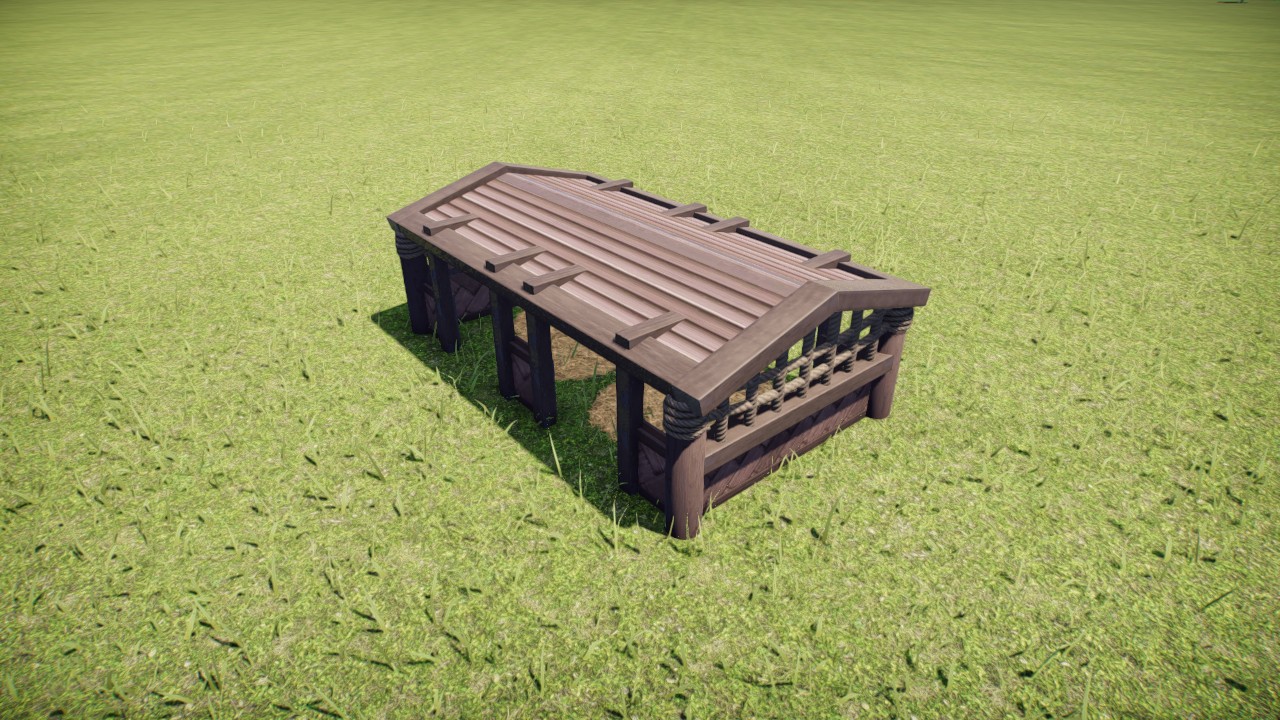 Tiny Wooden Animal Shelter