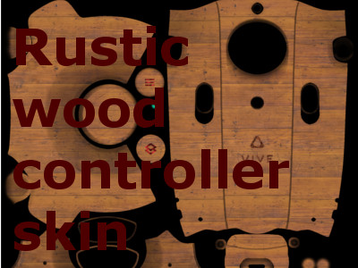 Rustic wooden controller