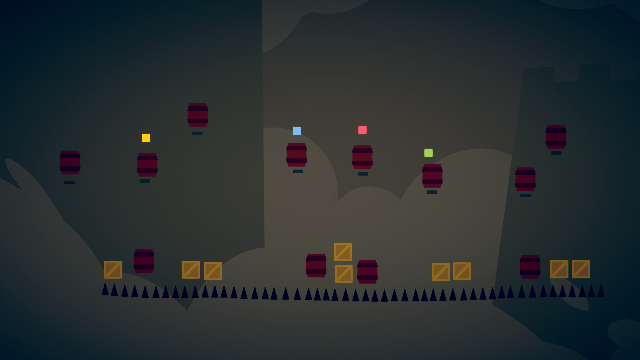 Explosive platform spike box pit