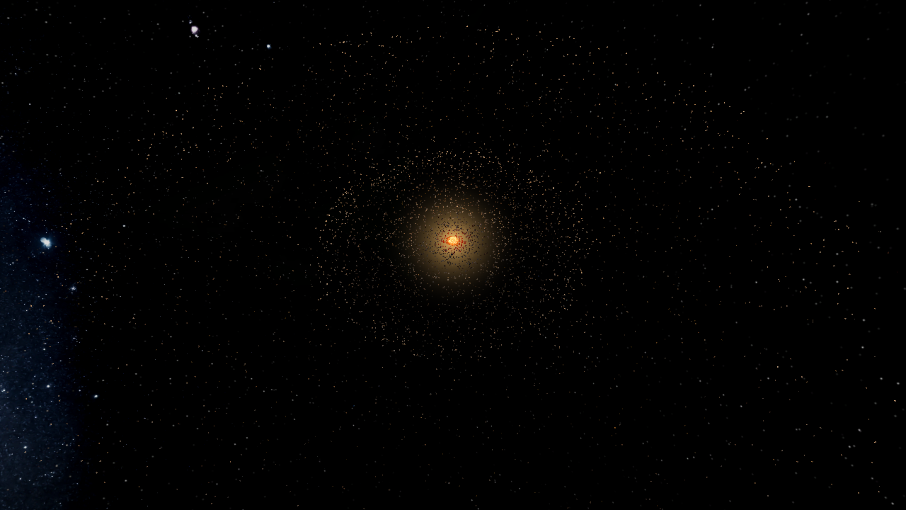 Forming solar system