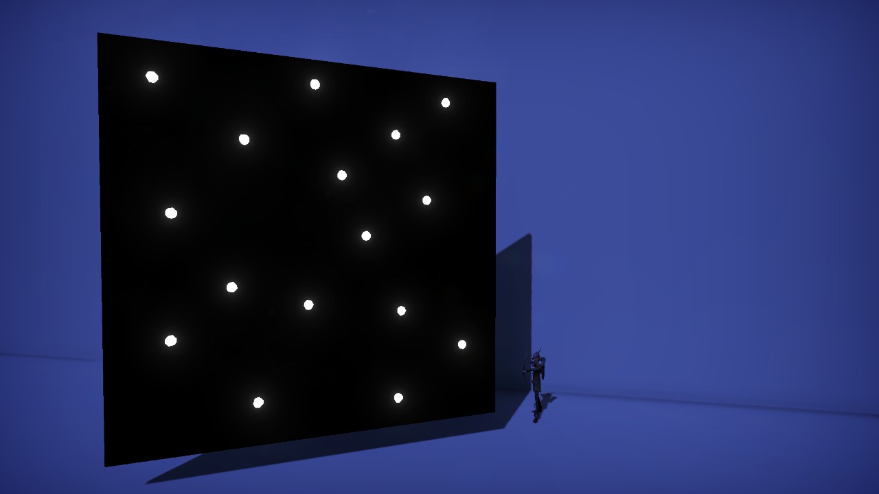 Star panel V2 8M X 0.1M X 8M Flexicolor Triggerable