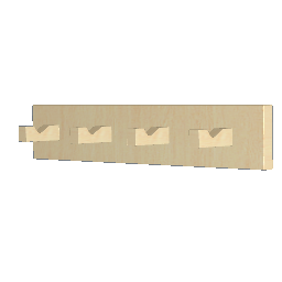 Wooden Wall Hooks - Beech