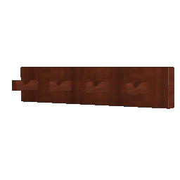 Wooden Wall Hooks - Sapele