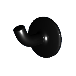 Robe Hook - Black