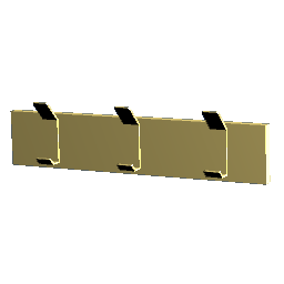 Modern Wall Hooks - Gold