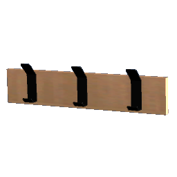 Modern Wall Hooks - Cedar and Chrome
