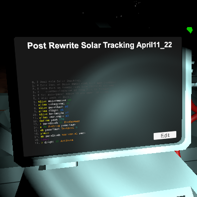 Post Rewrite Solar Tracking April\22