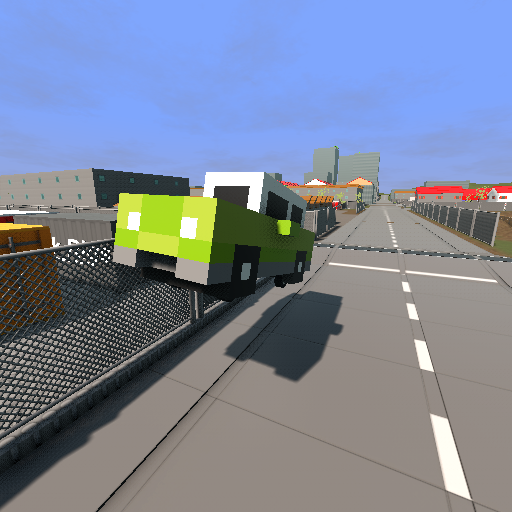 Crossy Road Green Car