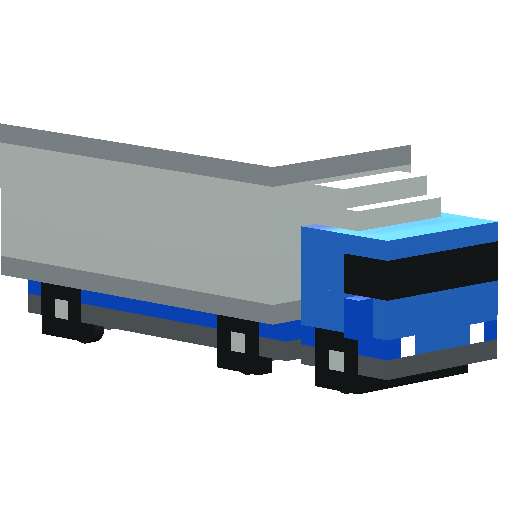 Crossy Road Blue Truck