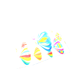 Pleated Rug Hot Air Balloon