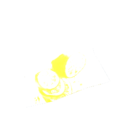 Pleated Rug Lemon