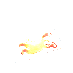 Pleated Rug Red Panda