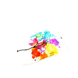 Pleated Rug Colors Of Life Tree