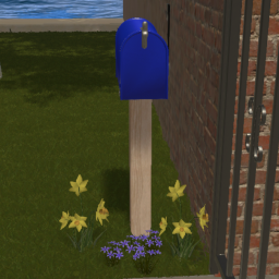 Personal Mailbox Blue