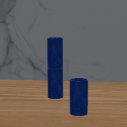 Glass Iced Tea in Cobalt Blue Opaque