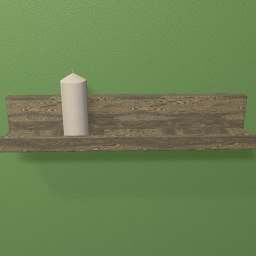 Simple Burned Ash Shelf