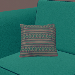 Pillow Angled Woven Platkha Fabric
