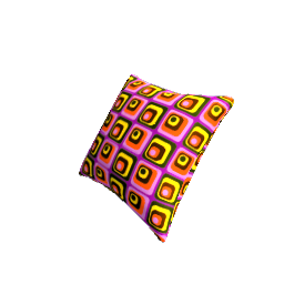 Pillow Bright Vintage Pattern