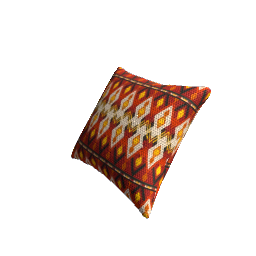 Pillow Red Beaded Nuilimut
