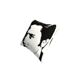 Pillow Cotton Elvis Silhouette