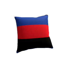 Pillow Cotton Polyamorous Pride Colors