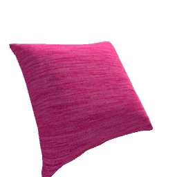 Pillow Synthetic French Terry Back Magenta