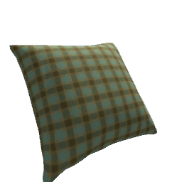 Pillow Rustic Green Tartan