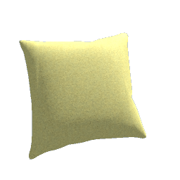 Pillow Cotton Pastel Yellow