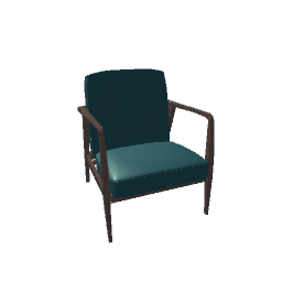 Armchair Leather Teal