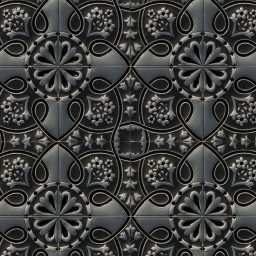 1x1 Corner French Country Slider Sq Gray