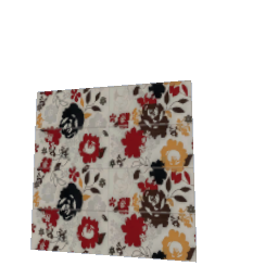 1x1 Art Deco Flowers Tile Slider Square