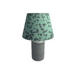 Teal Sakura Flower Table Lamp