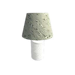 Zebra Stripe Printed Table Lamp