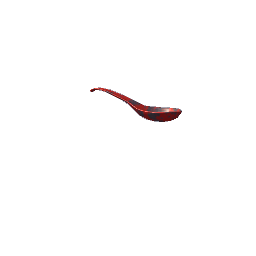 Japanese Red Sakura Pattern Spoon