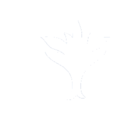 Floral Finnial 2 White