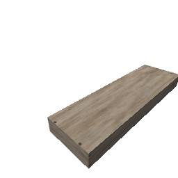 100cm x 10cm x 30cm Floating Chonky Shelf Reclaimed Wood