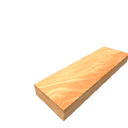 100cm x 10cm x 30cm Floating Chonky Shelf Maple Wood